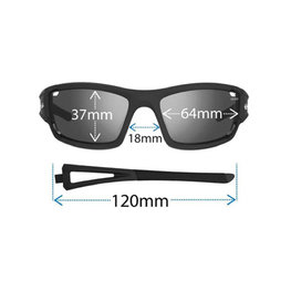 TIFOSI Okulary kolarskie - DOLOMITE 2.0 - szary/czarny